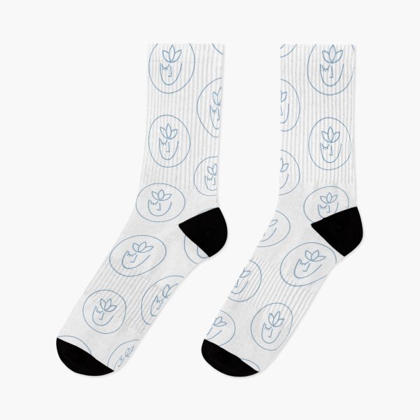 Item preview, Minimalist Blue Lotus Winking Face designed and sold by LekkieStudioArt.