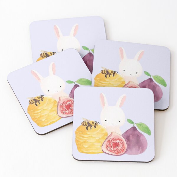 Item preview, Sweetest Folly - Kawaii Bunny, Fig, and Honeycomb designed and sold by The-HistoryGirl.