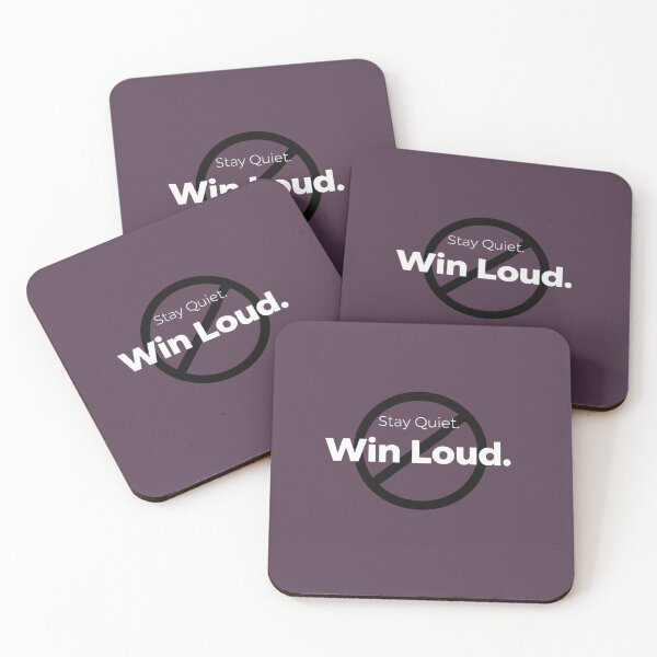Item preview, Stay Quiet Win Loud Motivational Quote Minimalist Aesthetic Trendy Success Mindset Viral Typography Design for T Shirt Sticker Hoodie Gift Idea designed and sold by ARTISTRYHOME-27.