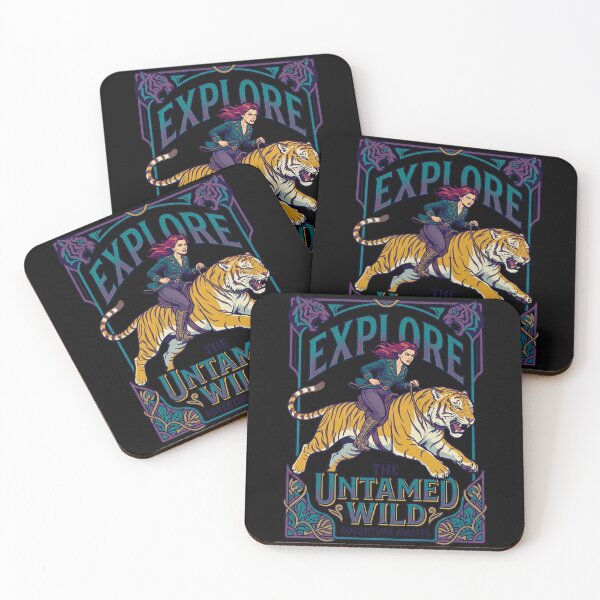 Item preview, Explore The Untamed Wild Tiger Rider designed and sold by TeeARTHY.
