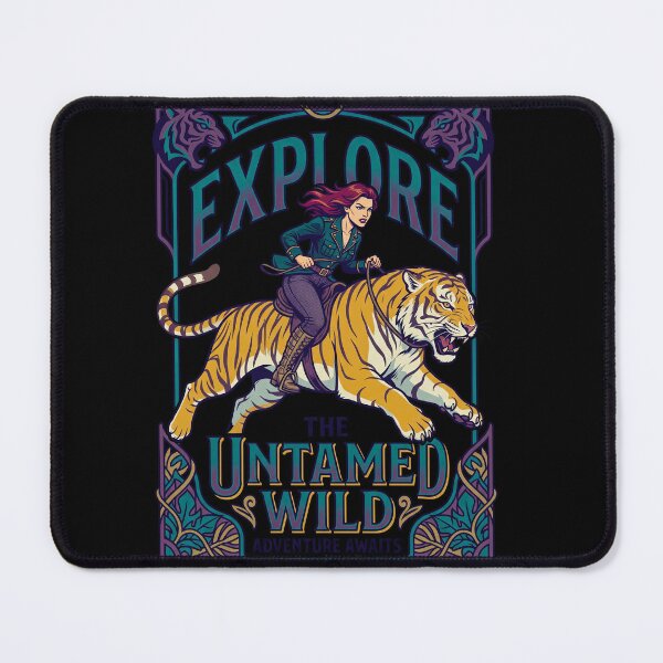 Item preview, Explore The Untamed Wild Tiger Rider designed and sold by TeeARTHY.