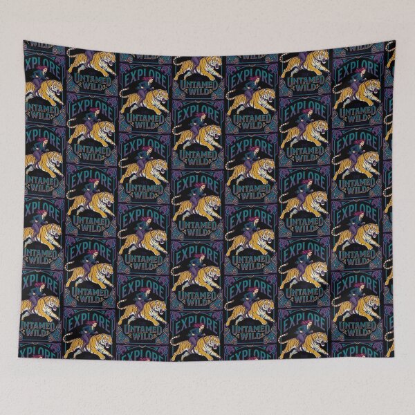 Item preview, Explore The Untamed Wild Tiger Rider designed and sold by TeeARTHY.