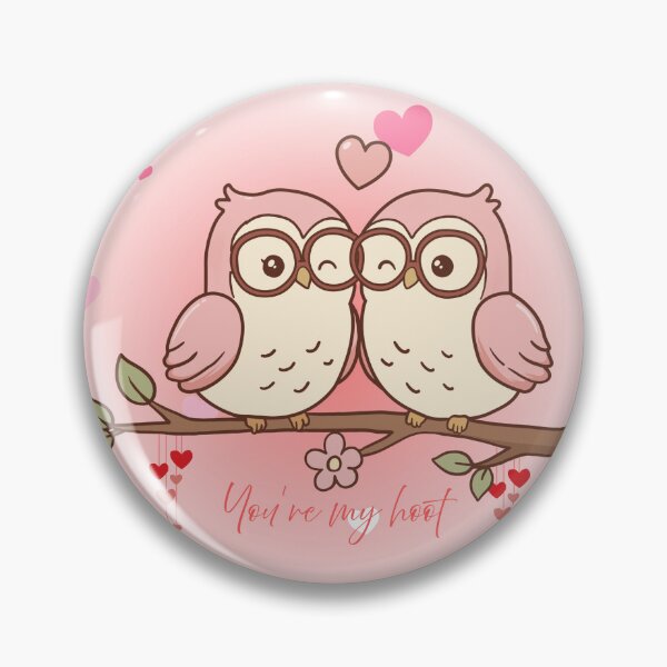 Item preview, Cute Owl Couple You’re My Hoot designed and sold by Cutethings3.