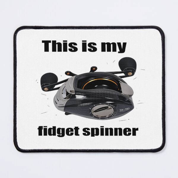 Item preview, This Is My Fidget Spinner Baitcasting Reel Funny Fishing Shirt designed and sold by POD DYNASTY.
