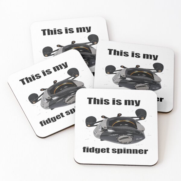 Item preview, This Is My Fidget Spinner Baitcasting Reel Funny Fishing Shirt designed and sold by POD DYNASTY.