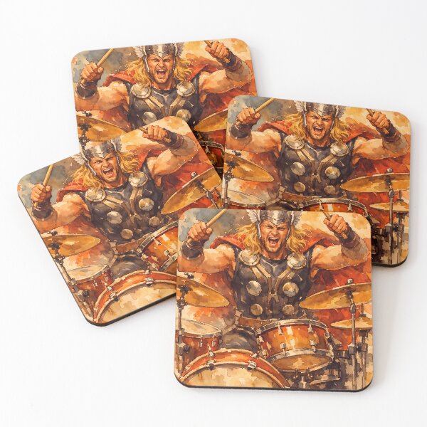 Item preview, Thor on the Drums designed and sold by Sarcastic designs.