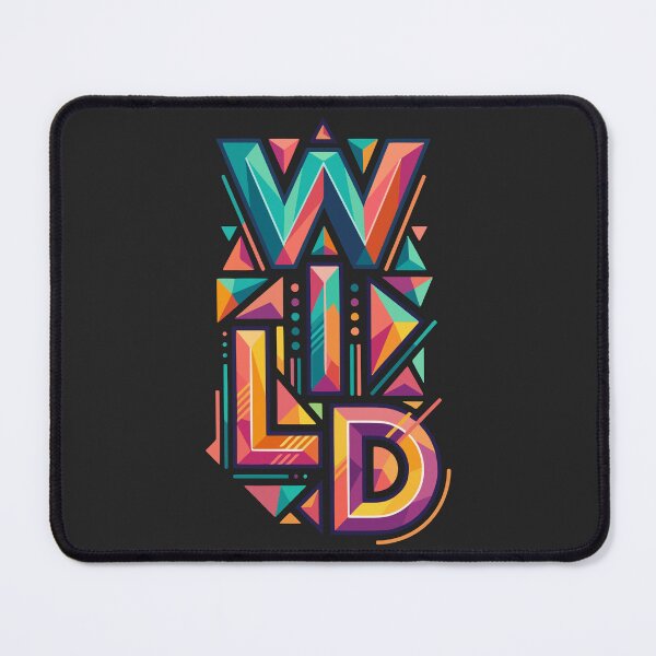 Item preview, Wild — Vibrant Geometric Typography designed and sold by 89BLACK.