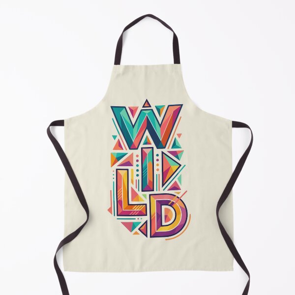 Item preview, Wild — Vibrant Geometric Typography designed and sold by 89BLACK.