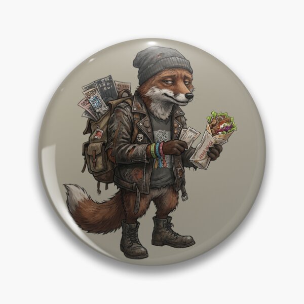 Item preview, The Exhausted Festival Fox | Funny Music Fan Art designed and sold by Englandbear.