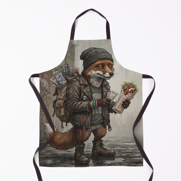 Item preview, The Exhausted Festival Fox | Funny Music Fan Art designed and sold by Englandbear.
