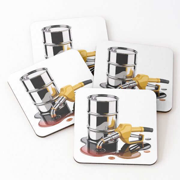 Item preview, Black Gold Petroleum Industry Design designed and sold by YounexxART.
