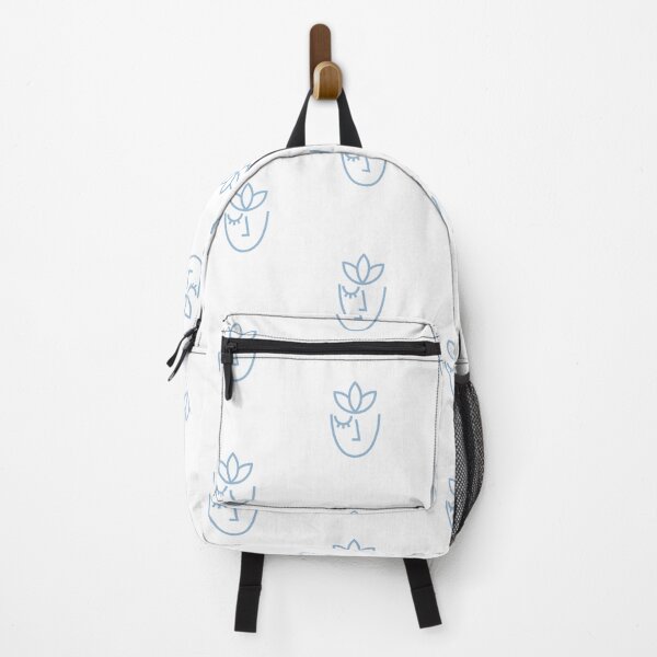 Item preview, Complete Minimalist Blue Lotus Winking Face designed and sold by LekkieStudioArt.