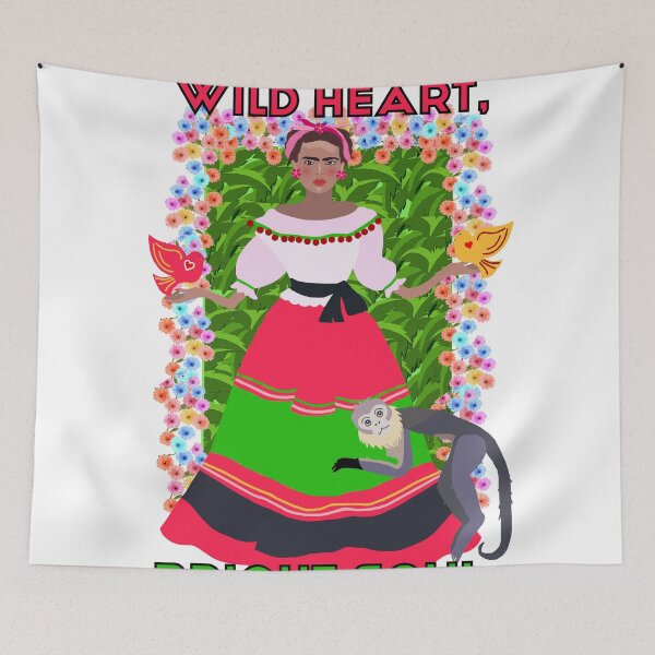 Item preview, Wild Heart, Bright Soul Frida Inspired Art designed and sold by MidModMagic.