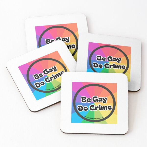 Item preview, Be Gay Do Crime designed and sold by RfR-org.
