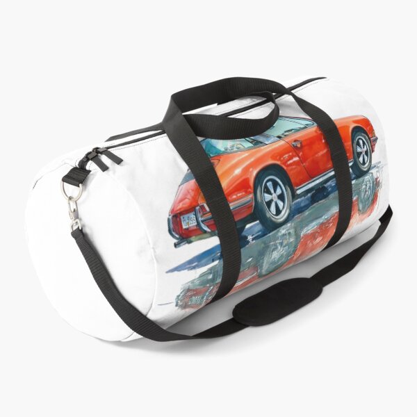Item preview, Vintage Red 911 Targa Watercolor painting designed and sold by blackdogshop.