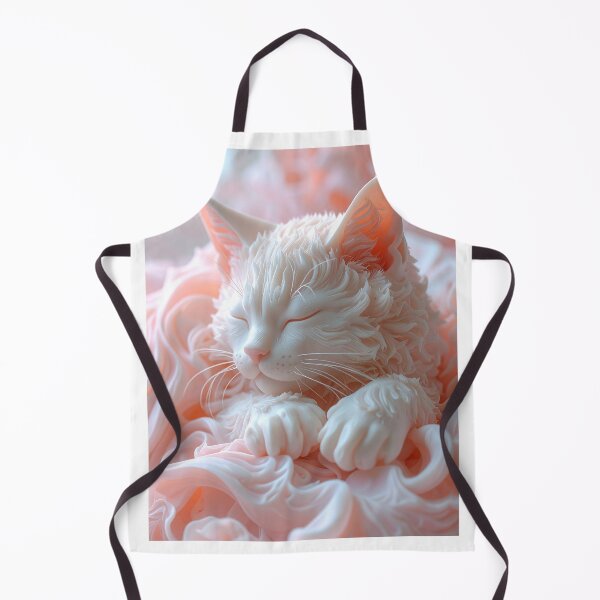 Item preview, Fluffy Sleeping Cat Soft Pastel designed and sold by BetweenForms.