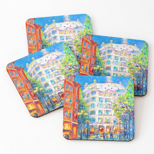 Item preview, Casa Milà In Barcelona Evening designed and sold by Natalia_Shchip.