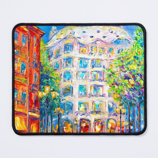 Item preview, Casa Milà In Barcelona Evening designed and sold by Natalia_Shchip.