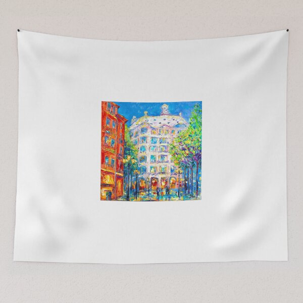 Item preview, Casa Milà In Barcelona Evening designed and sold by Natalia_Shchip.