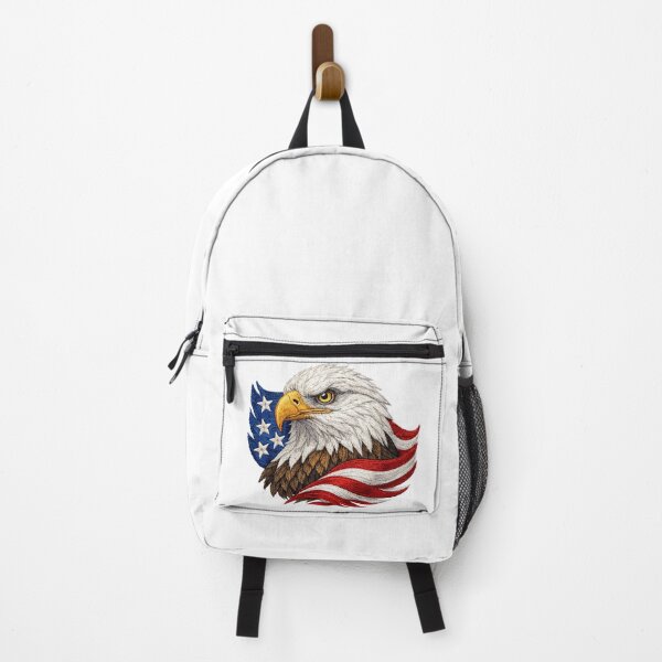 Item preview, Patriotic American Bald Eagle Embroidery Style designed and sold by mybunnyparadise.