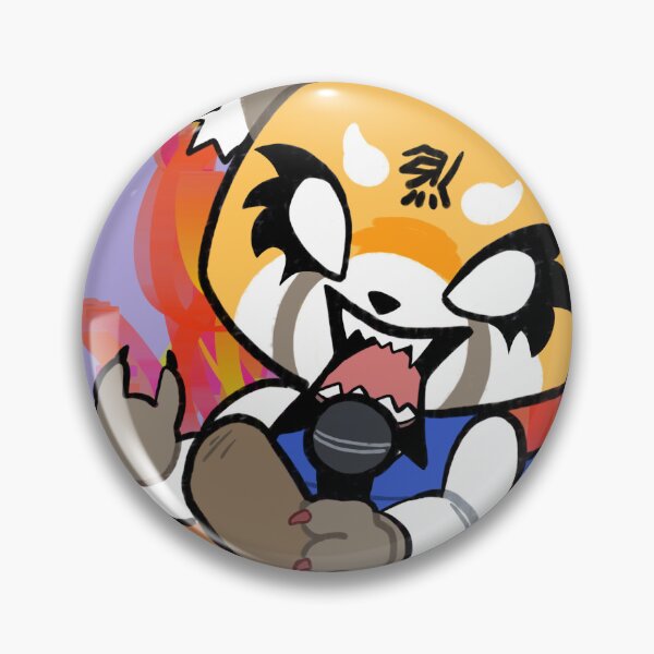 Item preview, Retsuko Nighttime Metal designed and sold by TL_Pebbles.