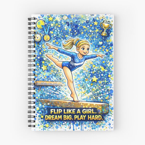 Item preview, Gymnastics Wall Art for Girls – Blue Room Decor, Girls Room Decor, Sports Gift designed and sold by Modern3Art.