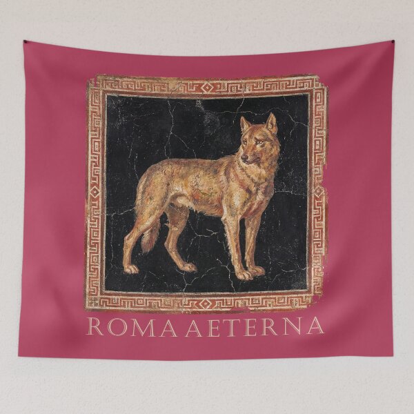 Item preview, Roma Aeterna Capitoline Wolf Print | Romulus, Remus & The Mother of Empire designed and sold by FreiherrPK.