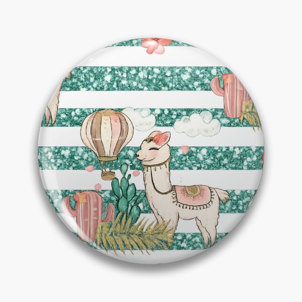 Item preview, Whimsical Llama Adventure – Seamless Glitter Pattern designed and sold by MyTutina.
