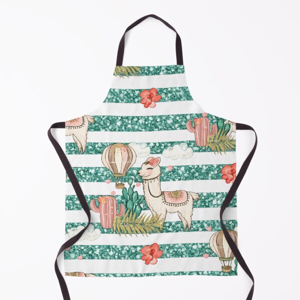 Item preview, Whimsical Llama Adventure – Seamless Glitter Pattern designed and sold by MyTutina.