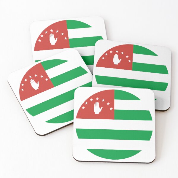 Item preview, Abkhazia Round Flag Caucasian Heritage Design designed and sold by NTGUILTY.