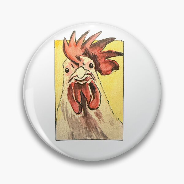 Item preview, Judgy Hand Painted Chick in watercolor designed and sold by a.dadash.