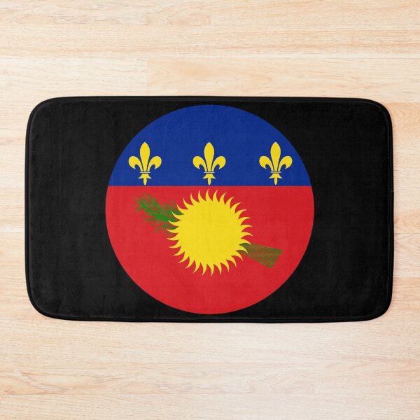 Item preview, Guadeloupe Round Flag  designed and sold by NTGUILTY.