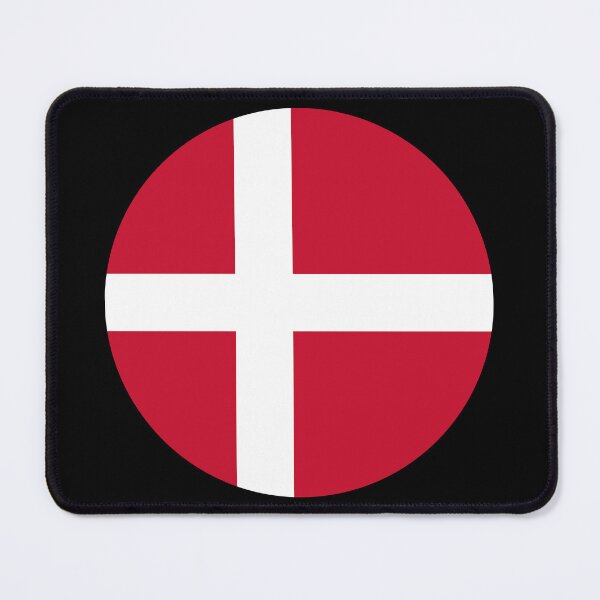 Item preview, Denmark Round Flag Dannebrog Nordic Heritage designed and sold by NTGUILTY.