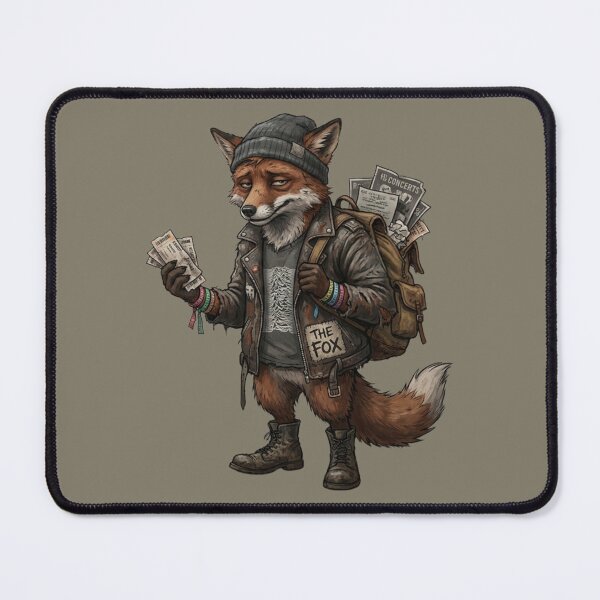 Item preview, The Cynical Ticket Tout | Weary Urban Fox Art designed and sold by Englandbear.