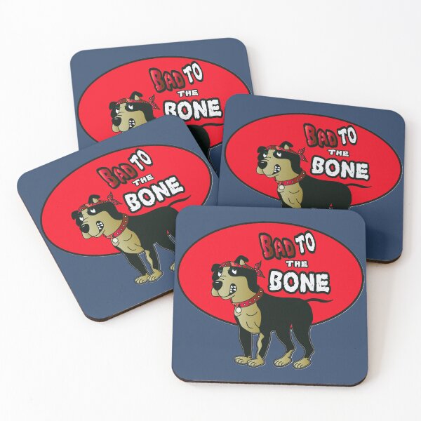 Item preview, Bad To The Bone Cute Retro Dog designed and sold by Lovemountain.