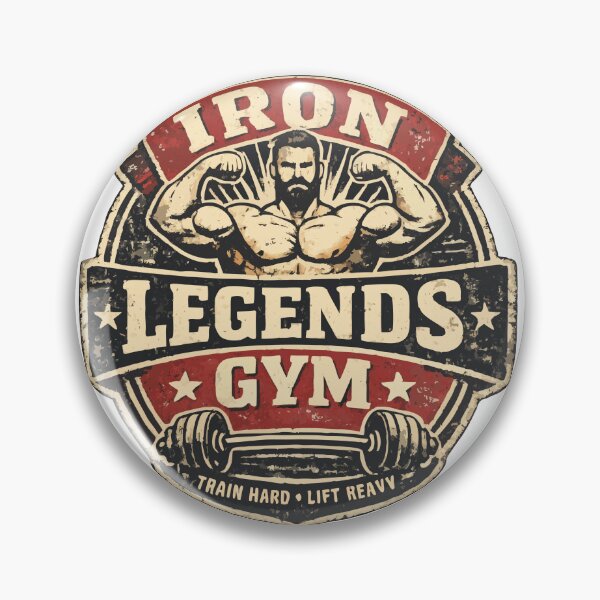 Item preview, Iron Legends Gym Bodybuilding Workout designed and sold by athenaVart.