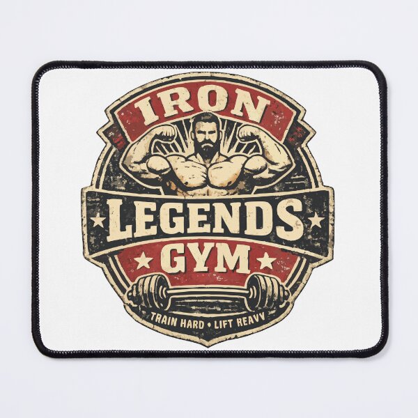 Item preview, Iron Legends Gym Bodybuilding Workout designed and sold by athenaVart.