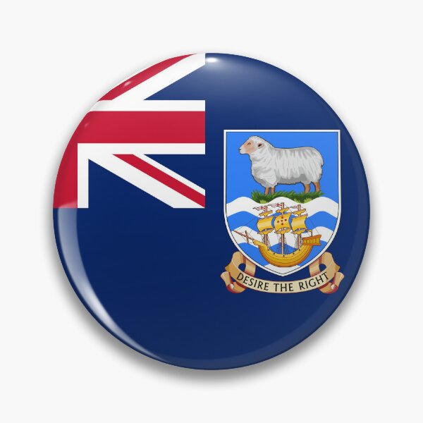 Item preview, Falkland Islands Round Flag British Heritage designed and sold by NTGUILTY.