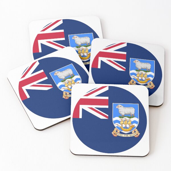 Item preview, Falkland Islands Round Flag British Heritage designed and sold by NTGUILTY.
