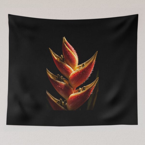 Item preview, Close-up of a Heliconia plant with vibrant designed and sold by Crisverona.