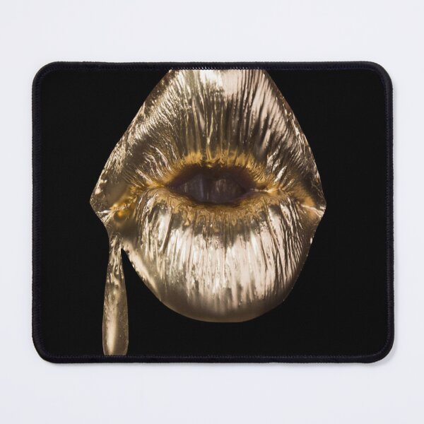 Item preview, Luxury Gold Lips Drip Aesthetic Design designed and sold by Vice Society.