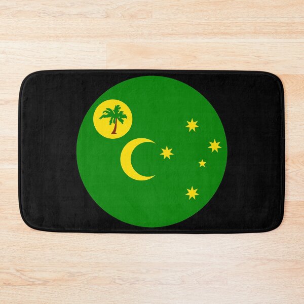 Item preview, Cocos Keeling Islands Round Flag Heritage designed and sold by NTGUILTY.