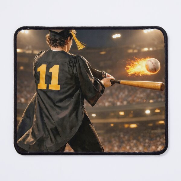 Item preview, Boy Graduate # 11 Playing Baseball designed and sold by Maria Dryfhout.