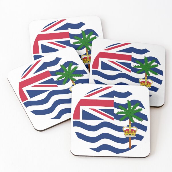 Item preview, British Indian Ocean Territory Round Flag designed and sold by NTGUILTY.