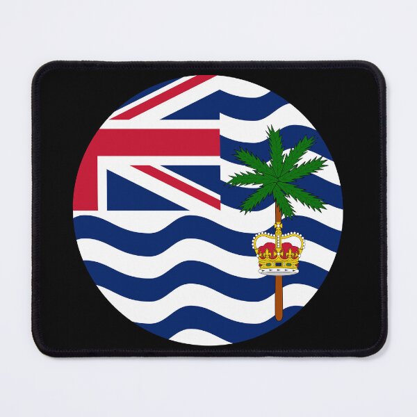 Item preview, British Indian Ocean Territory Round Flag designed and sold by NTGUILTY.