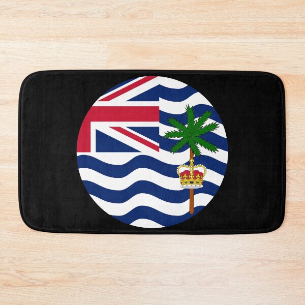 Item preview, British Indian Ocean Territory Round Flag designed and sold by NTGUILTY.