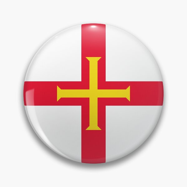 Item preview, Guernsey Round Flag Channel Islands Heritage designed and sold by NTGUILTY.