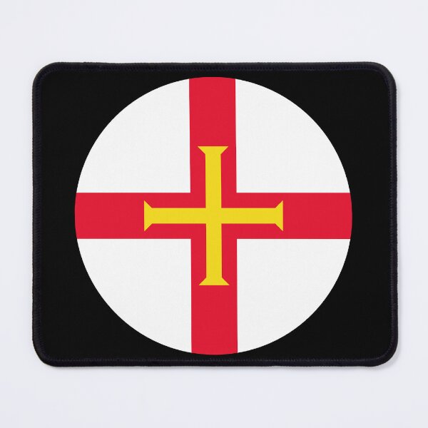 Item preview, Guernsey Round Flag Channel Islands Heritage designed and sold by NTGUILTY.
