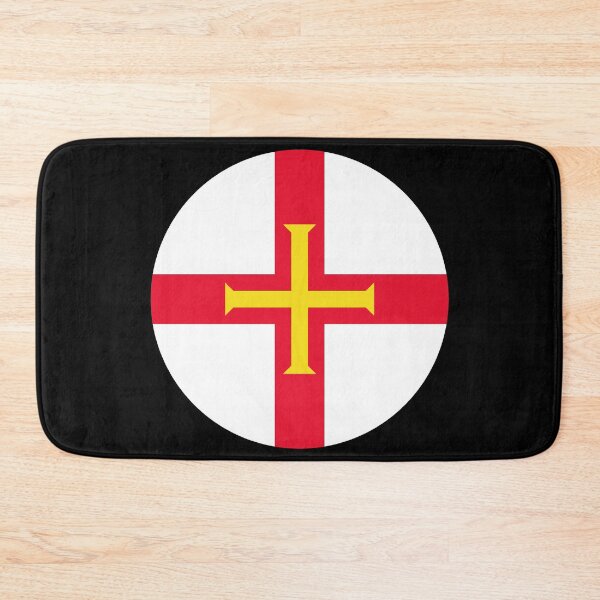 Item preview, Guernsey Round Flag Channel Islands Heritage designed and sold by NTGUILTY.