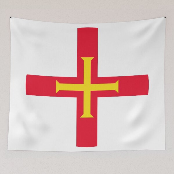 Item preview, Guernsey Round Flag Channel Islands Heritage designed and sold by NTGUILTY.